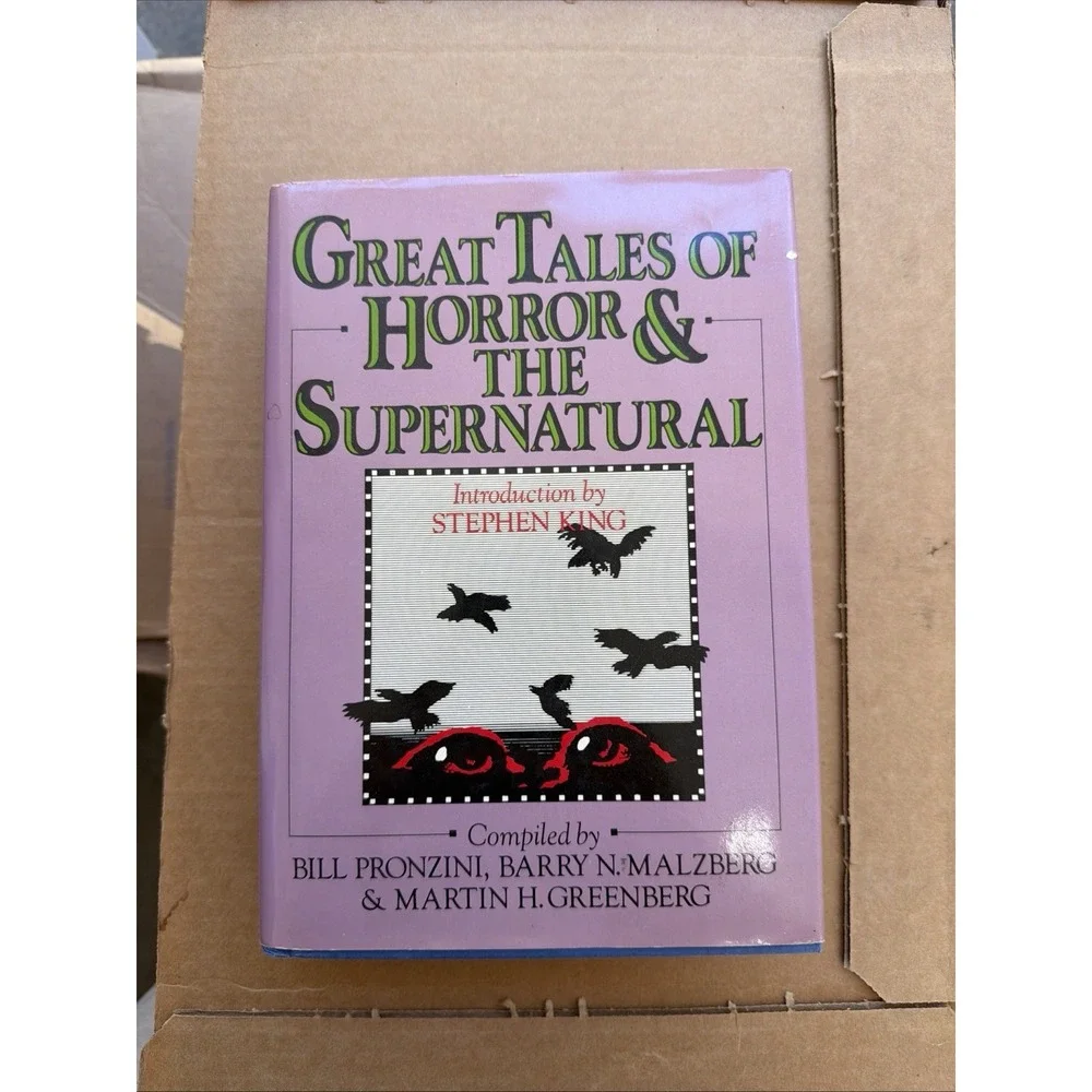 Great Tales Of Horror & The Supernatural Hardcover By Stephen King 1985 Book